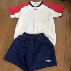 FILA 体操服2セット×2 白赤紺　中古品
