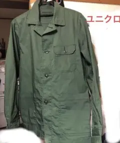 まもなく終了‼️最終価格‼️ユニクロ　オリーブグリーン ミリタリーシャツジャケットL