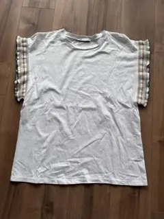 ZARA 半袖 Tシャツ フリル袖 Mサイズのサムネイル