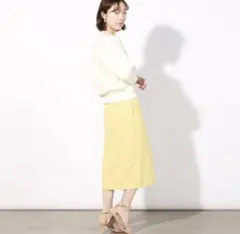 NOLLEY'S sophi ジップアップ タイトスカート イエローのサムネイル