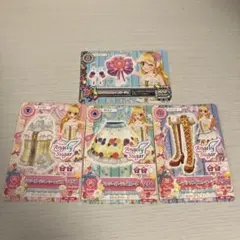 アイカツカード　バンジーガーデンコーデ 星宮いちご　エンジェリーシュガー