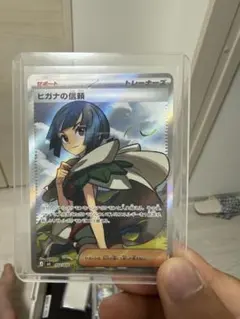 ポケモンカード 魂抜けヒガナの信頼 SR ストームエメラルダ 102/076