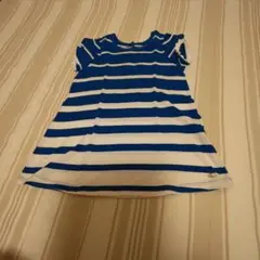 PETIT BATEAU ボーダーワンピース 18m 81cmのサムネイル