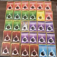 ポケモンカード エネルギーカード　セット　旧裏