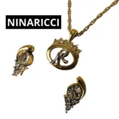お買い得★ NINARICCIニナリッチ ネックレス　イヤリング　ゴールドセット
