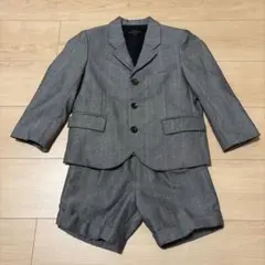 コムサデモード FILLEグレー フォーマルスーツ110cm 入学式 七五三