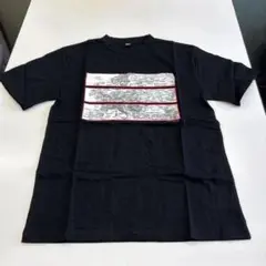 地図デザイン 黒 Tシャツ