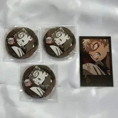 ♡ 鬼滅の刃 不死川実弥 DINING お楽しみくじ 缶バッジ チェキ