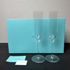 ティファニー オーデュボン ジャルダン シャンパン フルート グラス 蝶 