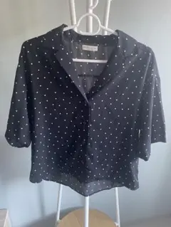 ドット半袖シャツ