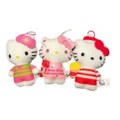 【匿名配送】ハローキティ　50周年 ハッピーセット　ぬいぐるみ 3個セット