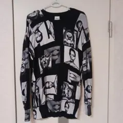 訳有り　ZARA フォトプリント カットソー ブラック L XL　長袖