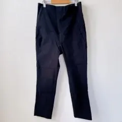 マタニティ　クロップドパンツ　黒　M 赤ちゃん本舗　オフィス　アカチャンホンポのサムネイル