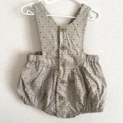 サロペット　ロンパース　80サイズ　淡色　韓国風