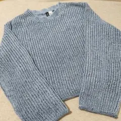 H&M★エイチアンドエム ニット セーター ブルー 青