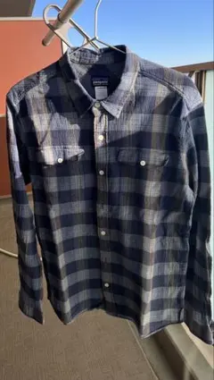 パタゴニア　ステアーズマンシャツ　14年製　オンブレ