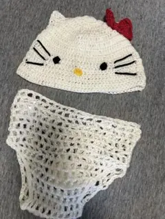 ニューボーンフォト　衣装　キティちゃん