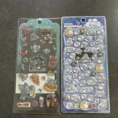 トムとジェリー シール ジュエルプチドロップ2枚セット