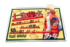 Dr.STONE ヴィレヴァン POP風アクリルバッジ アクリルスタンド 千空