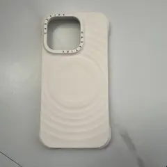 casetify ホワイトシリコンケース iPhone15Pro