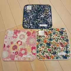 【送料込み匿名配送】未使用　リバティ　ミニパイルハンカチ　3枚セット
