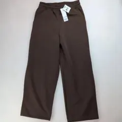 【新品完売品】UNIQLO : C スウェットワイドパンツ L ブラウン 希少
