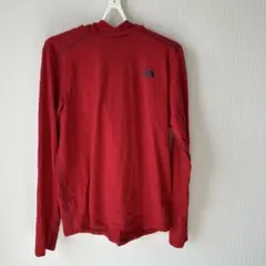 THE NORTH FACE フード付き長袖Tシャツ レッド