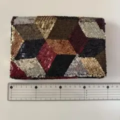 zara スパンコールショルダーバッグ