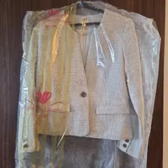 な*こ様 Techichi ベージュ ノーカラージャケット M