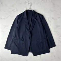 大きいサイズ✨UNIQLO ユニクロ UVカットジャージージャケット ネイビー