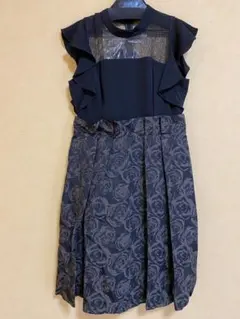 大特価‼️【新品・未使用】フォーマルドレス 花柄　日本製　上質ドレス