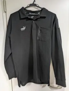 PUMA WORKWEAR 長袖ポロシャツ ブラックのサムネイル