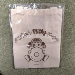 ぺこちゃん　ミルキードーナツ　トートバッグ　　エコバッグ　不二家　新品　未開封
