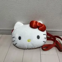 キティちゃん バックHello Kitty フェイス型 ショルダーバッグ　文化祭