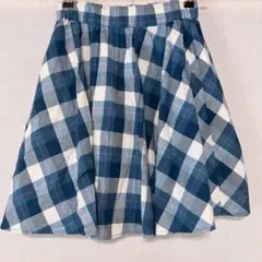 E hyphen world gallery スカート チェック柄