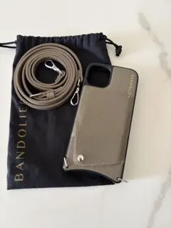 BANDOLIER スマホショルダー エマシルバー　エトープ　iPhone13