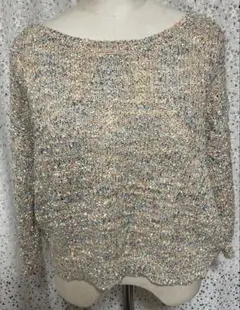 LOWRYS FARM 長袖 多色オフショルダーセーター レディース M