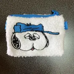 PEANUTS もふもふポーチ スヌーピー