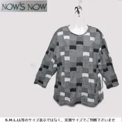 m20752・L～LL★NOW'S NOW★カットソーチュニック綿100％