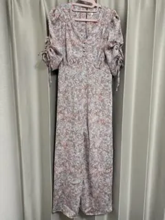 SNIDEL スナイデル バリエーションマーメイドプリントワンピース ピンク