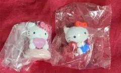 新品サンリオ キティ フィギュア キーホルダーセット