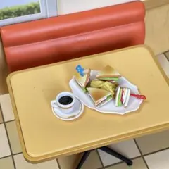 リーメント ぷちサンプルシリーズ ミニチュア サンドウィッチ コーヒー