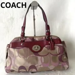 COACH Signature Patent Leather Bag Y2Kのサムネイル