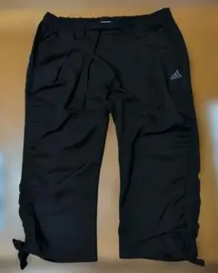 adidas クロップドパンツ ブラックのサムネイル