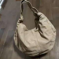 TOSCANI　ベージュ レザー バッグ