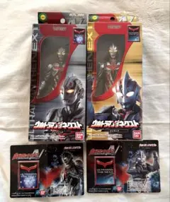 ウルトラマン ザ ネクスト アンファンス ジュネッス ソフビ 箱付き　2体