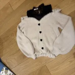 長袖ニットカーディガン