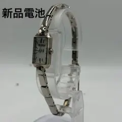 専用 SEIKO セイコー シルバー スクエア レディース腕時計 1660 - メルカリ