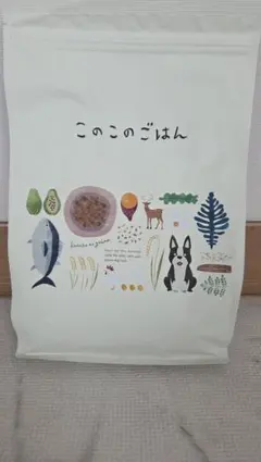 このこのごはん ドッグフード ドライ このことともに 1kg2袋セット