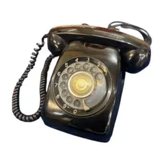 激レア】黒電話 初期ロット 1979年製 昭和54年 601-A2 カラー電話